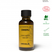 Ulei esențial bio de cimbru Arovalis 30ml – 100% pur, antiseptic, antibacterian și imunostimulator