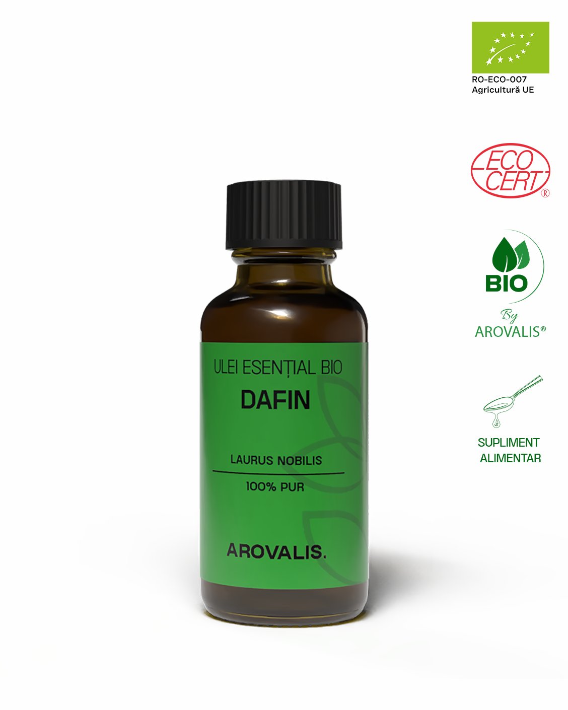 ULEI ESENȚIAL BIO DE DAFIN (Laurus nobilis) 100% PUR