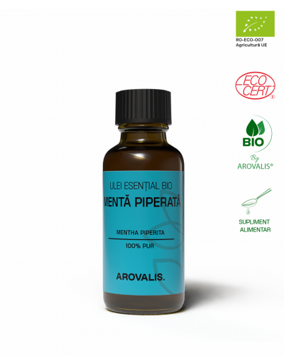 ULEI ESENȚIAL BIO MENTĂ PIPERATĂ (Mentha piperita) 100% PUR