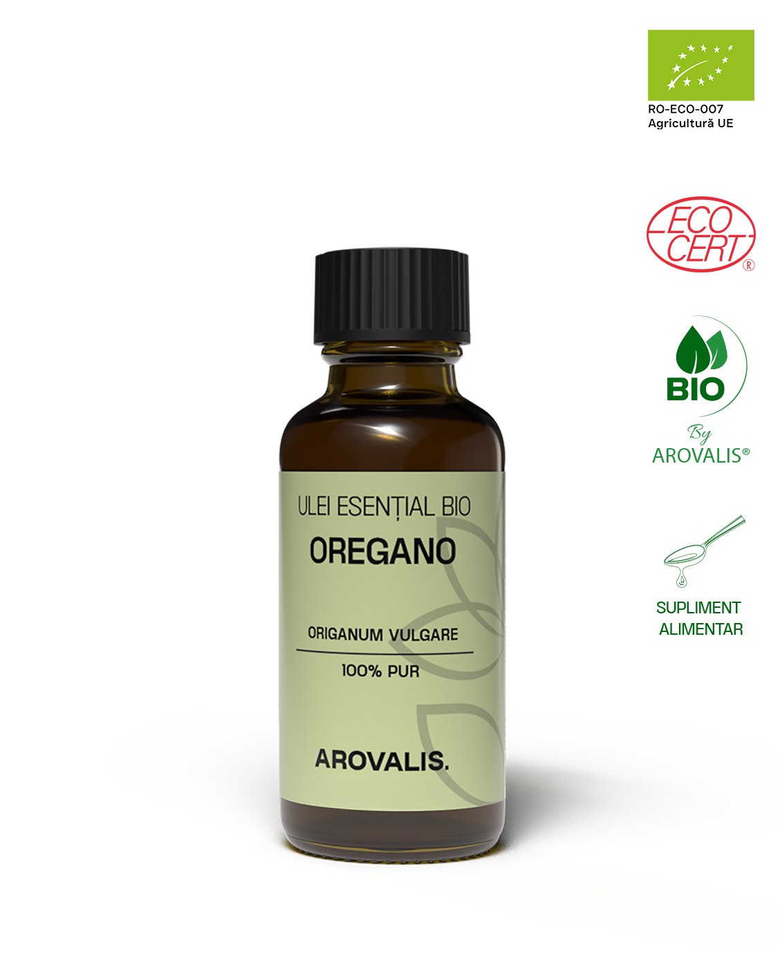 ULEI ESENȚIAL BIO DE OREGANO (Origanum vulgare) 100% PUR