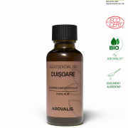 Ulei esențial bio de cuișoare Arovalis 30ml – 100% pur, calmant, antibacterian și antifungic