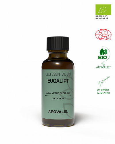 ULEI ESENȚIAL BIO DE EUCALIPT (Eucalyptus globulus) 100% PUR