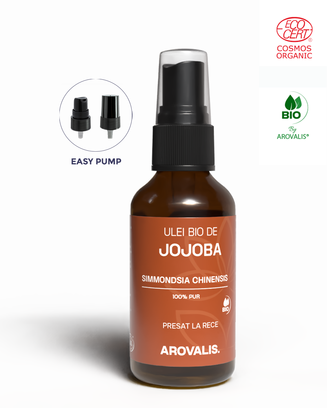 ULEI VEGETAL BIO DE JOJOBA (Simmondsia chinensis) 100% PUR -100ml