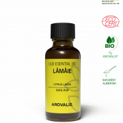 Ulei esențial de lămâie Arovalis 100% pur, certificat bio