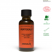 Ulei esențial bio de portocală Arovalis 30ml – 100% pur, obținut prin presare la rece din coajă de portocală