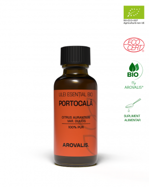ULEI ESENȚIAL BIO DE PORTOCALĂ (Citrus aurantium var. dulcis) 100% PUR