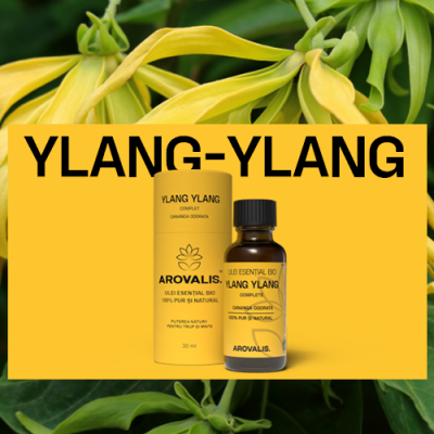 ulei esențial 100% pur de Ylang Ylang Arovalis