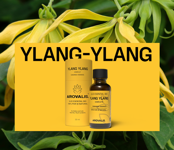 ulei esențial 100% pur de Ylang Ylang Arovalis