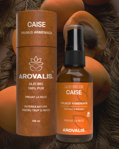 Ulei vegetal Bio de caise ( Prunus armeniaca) Presat la rece 100ml